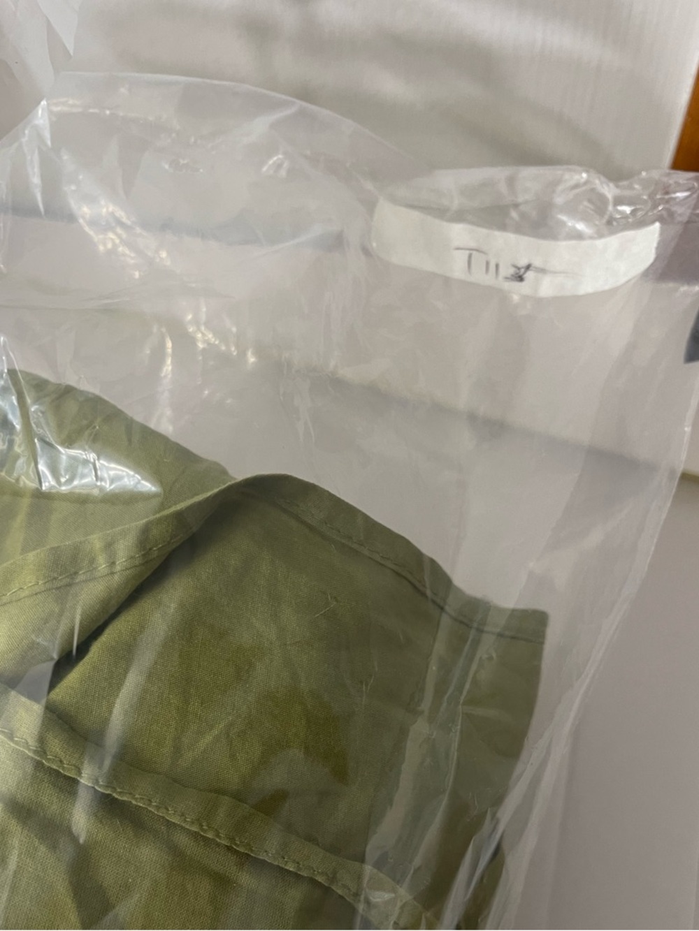 Free people Free est Full-Time Fun Mini Dress in Olive Green Sz L Cotton Poplin - Picture 11 of 11